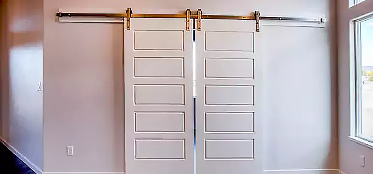 Glass Barn Door with Installation Hardware Kit Noblesville