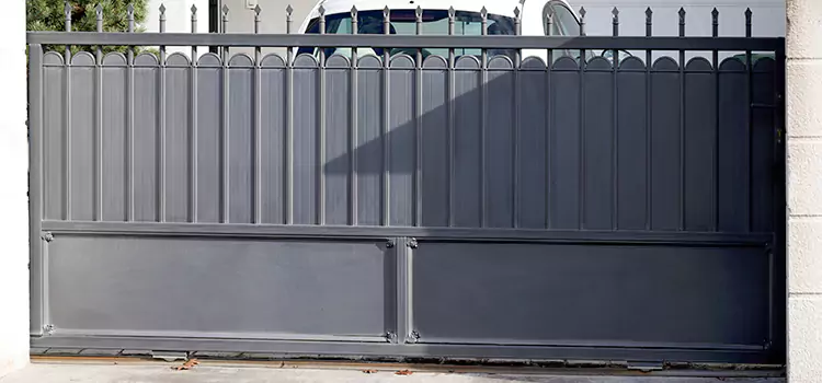 Metal Driveway Gate Installation Noblesville